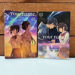 Your Name Manga Lot Vol 1 & Vol 3 Final Makoto Shinkai English Bundle Anime